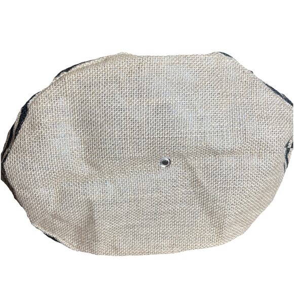 Joann Place and Time 5 Gallon Lined Planter Basket Woven Tan & Black W/ Handles - Picture 4 of 7